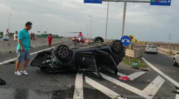 Accident grav pe Autostrada A4 din Constanța, un bărbat a murit
