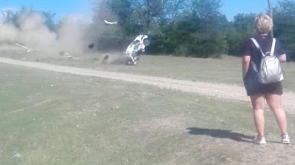 Accidentul campionului naţional Simone Tempestini, la Raliul Iaşiului, s-a produs într-o curbă