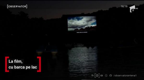 Experienţă inedită la Festivalului de Film Astra. Spectatorii au urmărit filmele din barcă