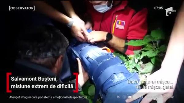 Salvamont Bușteni, misiune extrem de dificilă