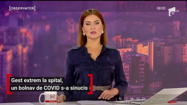 Gest extrem la un spital din Iași, un bolnav de COVID s-a sinucis