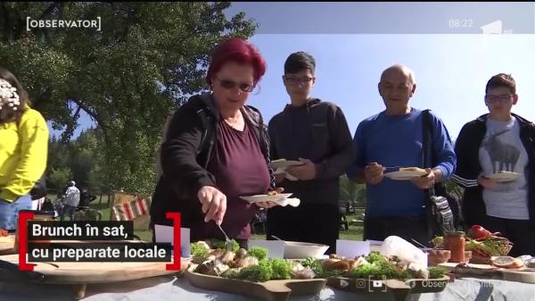 Brunch într-un sat din Țara Dornelor, cu preparate locale