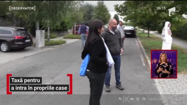 Taxă pentru a intra în propriile case, într-un cartier rezidenţial din Arad