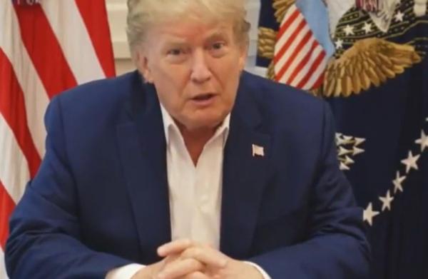 Donald Trump, infectat cu Covid-19, a transmis un mesaj din spital: "Lucrăm din greu”