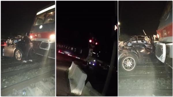 Mărturia șoferului care a intrat cu BMW-ul într-un tren