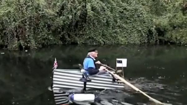 Un fost maior al armatei britanice vrea să vâslească 160 de kilometri în scop caritabil