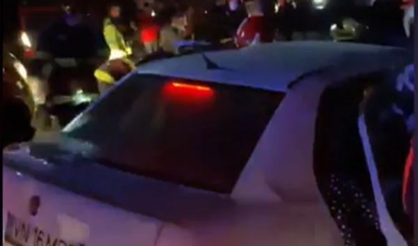 Trei răniți, între care şi un copil, după un accident teribil pe şoseaua de centură a oraşului Urziceni