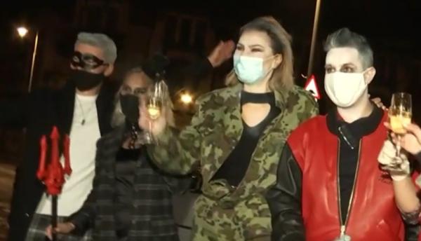 Distracția de Halloween, mutată în limuzină de câţiova tineri din Braşov