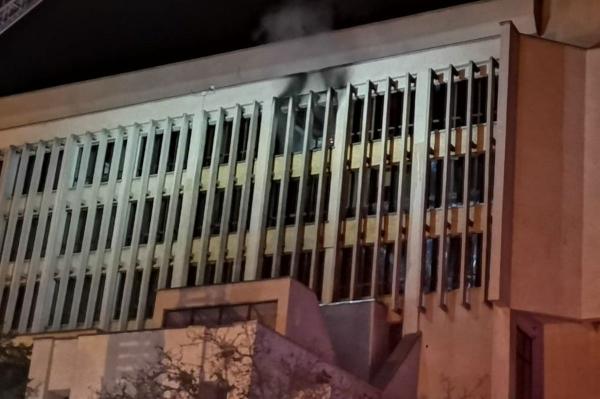 Incendiu la Judecătoria Iași. A fost deschisă o anchetă