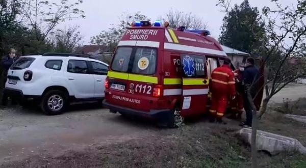 Crimă şocantă în Teleorman. Suspectul principal a încercat să-şi ia viaţa când a văzut poliţia la poartă