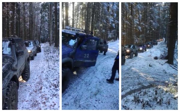 Nouă șoferi pasionaţi de off-road, prinși de jandarmi pe drumurile forestiere dintre Predeal și Azuga. ”Am greșit drumul”