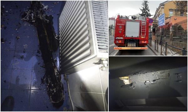 Incendiu la Spitalul CFR din Cluj-Napoca, mai mulţi pacienţi au fost evacuaţi