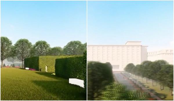 Cartierul Uranus din Bucureşti, readus la viaţă în grădina Parlamentului