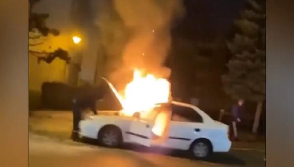 O maşină cumpărată la ocazie s-a făcut scrum în Piteşti