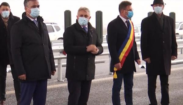 Tronsonul de autostradă Râşnov-Cristian, inaugurat cu opt luni mai devreme decât era prevăzut