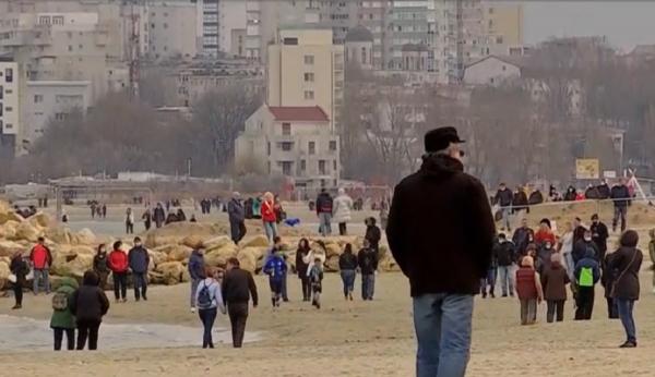 Aglomerație ca în sezonul estival la Constanța, după o lună și jumătate de carantină