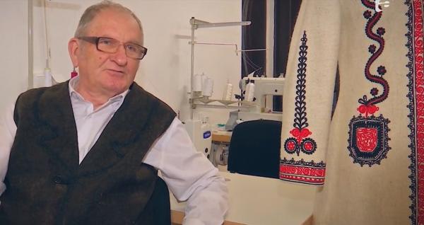 Broderii unice cusute într-o localitate din Gorj, pe podiumurile lumii. Gheorghe Ciuncanu, meșter popular: ”Așa mă vindec”