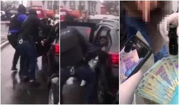 Tineri care au şantajat un preot din Teleorman să le dea 300.000 de lei, scoşi de mascaţi din maşină şi încătuşaţi, în trafic