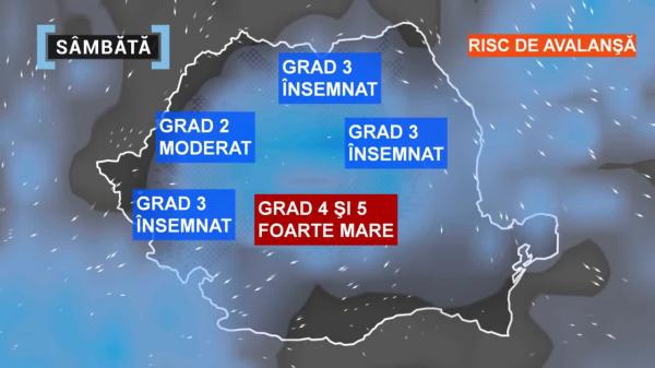 Pericol de avalanșă la munte. Nivel maxim de alertă, 5 din 5, pentru Masivul Făgăraș
