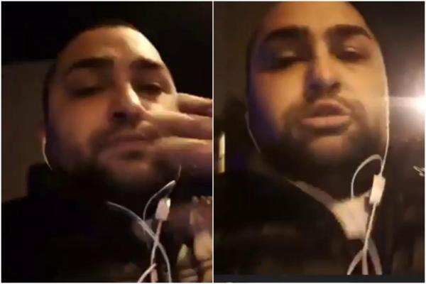 Agresorul care a înjunghiat un polițist din Capitală a transmis incidentul pe Facebook: "Intră să vezi cum spintec un polițist în două"