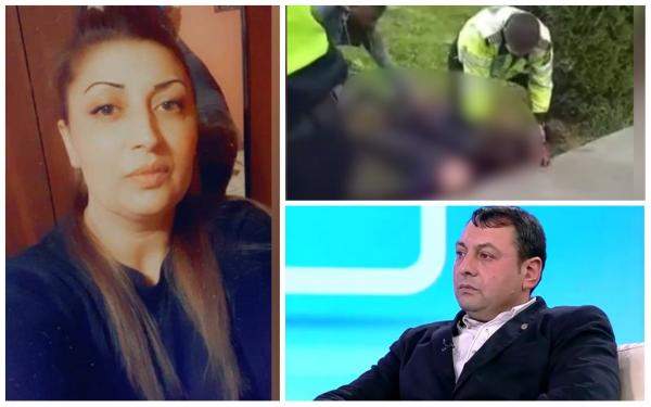 Momentul arestării criminalului din Argeș. Polițiștii l-au găsit întins lângă femeia înjunghiată în curtea bisericii. Preot: ”El mai mișca”