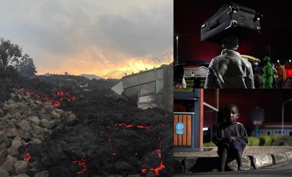 Aproape 3.000 de oameni au fost evacuaţi după erupţia unui vulcan din Congo: „Toată lumea se teme; oamenii fug. Nu știm ce să facem” - GALERIE FOTO