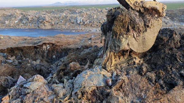 Dezastru ecologic în locul în care au fost îngropate mii de oi moarte. De 10 ani, localnicii consumă apă și hrană infestate, iar solul e contaminat pe 17.000 de ani