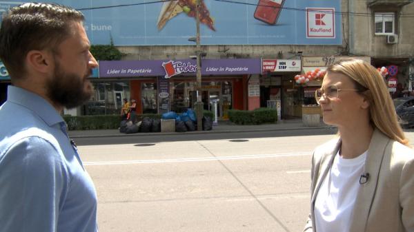 Șeful Gărzii de Mediu, la pas printre grămezile de gunoaie de pe principalele artere din București. ”Investigăm toţi factorii implicaţi”