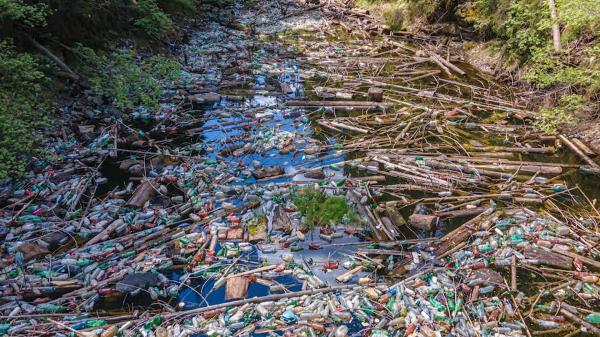 Dezastru ecologic pe lacul Beliş, unul dintre cele mai frumoase din Apuseni. Voluntarii au ridicat 3.500 de saci cu gunoaie