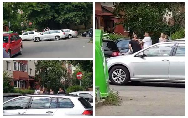 Doi bărbaţi s-au luat la bătaie pe o stradă din Timişoara, chiar în faţa unui copil: „Te rog eu nu”