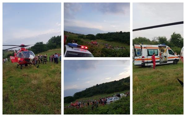 Un copil de un an a murit, după ce maşina în care se afla cu părinţii săi s-a răsturnat, în Satu Mare