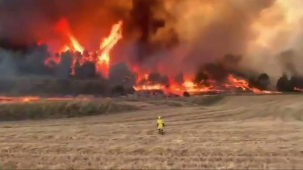 Infern în Sardinia din cauza incendiilor de vegetaţie. Peste 1500 de oameni au fost nevoiţi să îşi părăsească casele pentru a scăpa cu viaţă