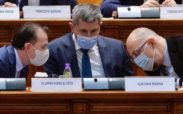 Florin Cîțu le promite liberalilor câte un minister de la USR-PLUS și UDMR, Dan Barna și Kelemen Hunor nici nu vor să audă