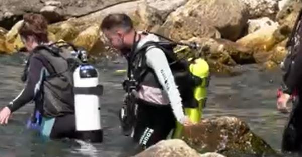 Prima lecție de scufundare în zona cetății Tomis. Reacția turiștilor care au explorat adâncurile