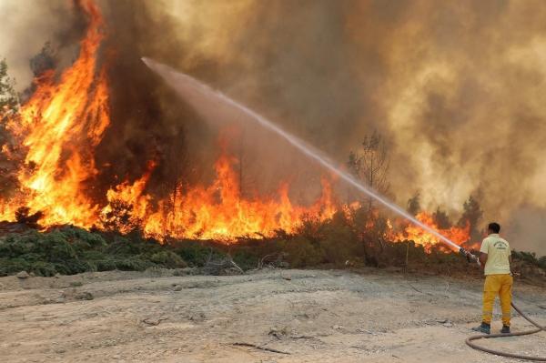 Cel mai mare val de căldură din ultimele patru decenii a produs incendii devastatoare în Turcia şi în Grecia