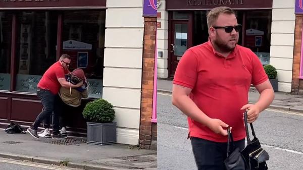Actul de eroism care i-a adus unui britanic faima pe TikTok. Bărbatul a trântit un hoț la pământ, care furase o geantă de lux