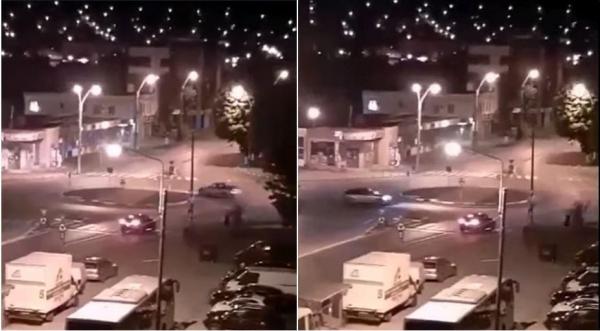 Un şofer din Hunedoara s-a învârtit într-un sens giratoriu până a venit Poliţia să-l scoată