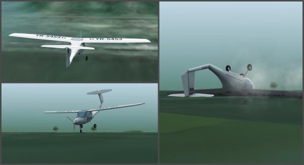 ANIMAŢIE GRAFICĂ. Avionul prăbuşit lângă Bucureşti, pilotat de Nicolae Cincă, un cunoscut om de afaceri