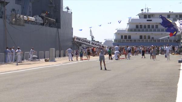 E Ziua Porţilor Deschise în portul militar din Constanţa: turiştii pot vizita navele de luptă ale Forţelor Navale