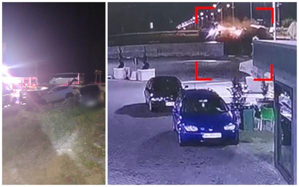Filmul urmăririi cu final tragic din Vâlcea. Medicii nici nu l-au mai resuscitat pe șoferul fugar despre care polițiștii credeau că are un pistol în mașină