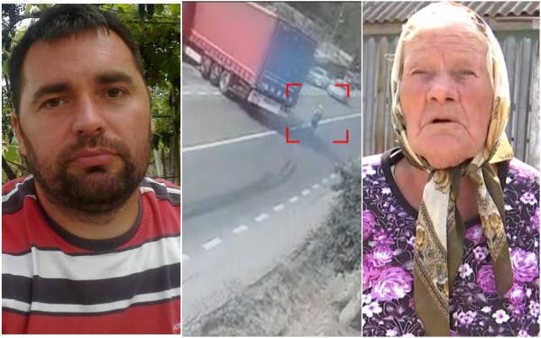 EXCLUSIV. Reacția șoferului de TIR după ce a aflat că bătrâna pe care a evitat-o în mod miraculos l-a scos pe el vinovat