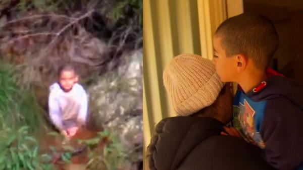 VIDEO Momentul emoţionant în care o mamă îşi reîntâlneşte copilul pierdut timp de 4 zile, în Australia. Băiatul de 3 ani a supravieţuit bând apă cu nămol