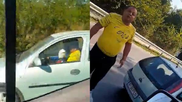 Copil la volan, filmat cum conduce pe străzile din Ilfov: Sper să fie sancţionat acel om inconştient