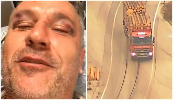 Filmul atacului în care jurnalişti şi un activist de mediu au fost aproape ucişi în bătaie de mafia pădurilor. O victimă a fost bătută atât de rău încât are amnezie