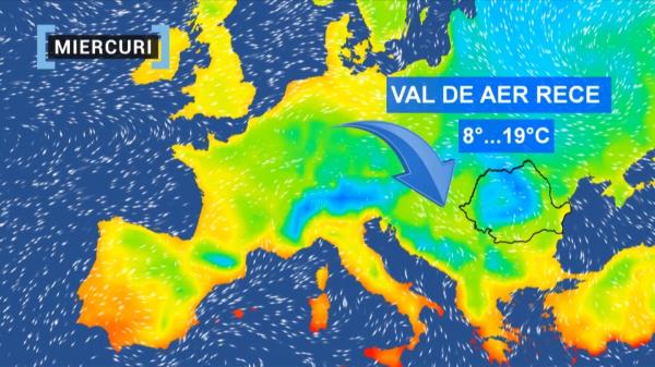 Frigul va cuprinde România în următoarele zile. Temperaturile vor scădea brusc cu până la -10 grade Celsius