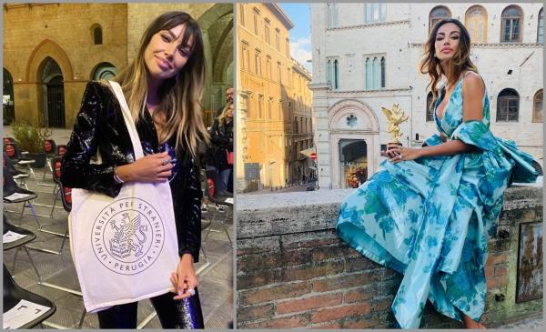 Mădălina Ghenea, studentă la Universitatea pentru Stranieri din Perugia