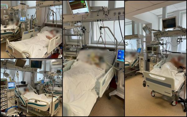 Imagini tulburătoare din Secţia ATI Covid din Suceava: Cum arată ultima luptă disperată pentru viaţă
