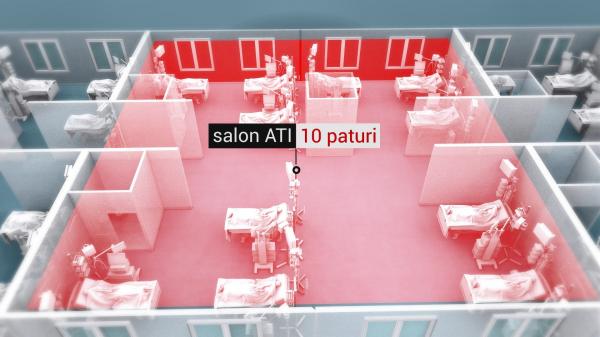 ANIMAȚIE GRAFICĂ. Cum s-a produs incendiul înfiorător în care au murit 7 pacienți COVID, la Spitalul de Boli Infecțioase din Constanța