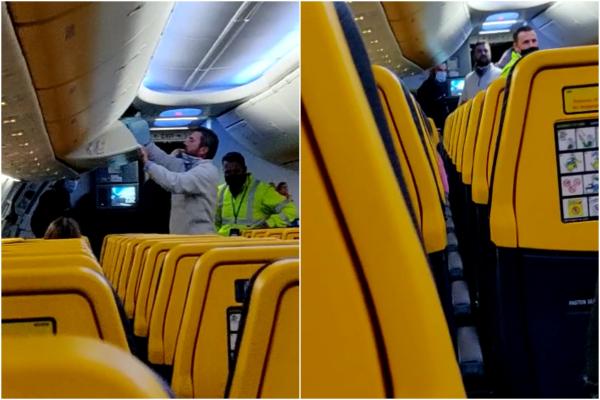 Cine este bărbatul dat jos din avion la Cluj pentru că a refuzat să poarte mască. A primit şi o amendă