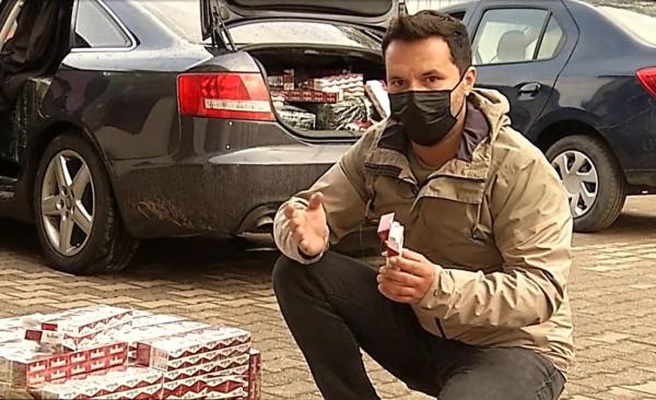 Drumul ţigărilor de contrabandă din Ucraina până în pieţele din România. Profit de patru ori mai mare la un singur pachet de țigări